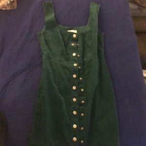 Green Sleeveless dress